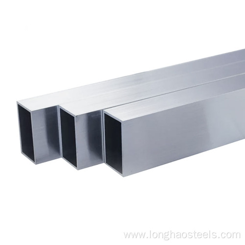 Welded 201 304 stainless steel square pipe